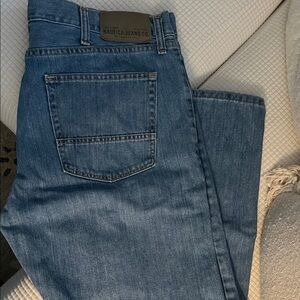 Nautica Relaxed Straight-Leg Jeans in Medium Blue
